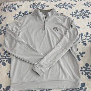 Peter Millar Gray Zip Up Sweater- Concession World Golf Championship